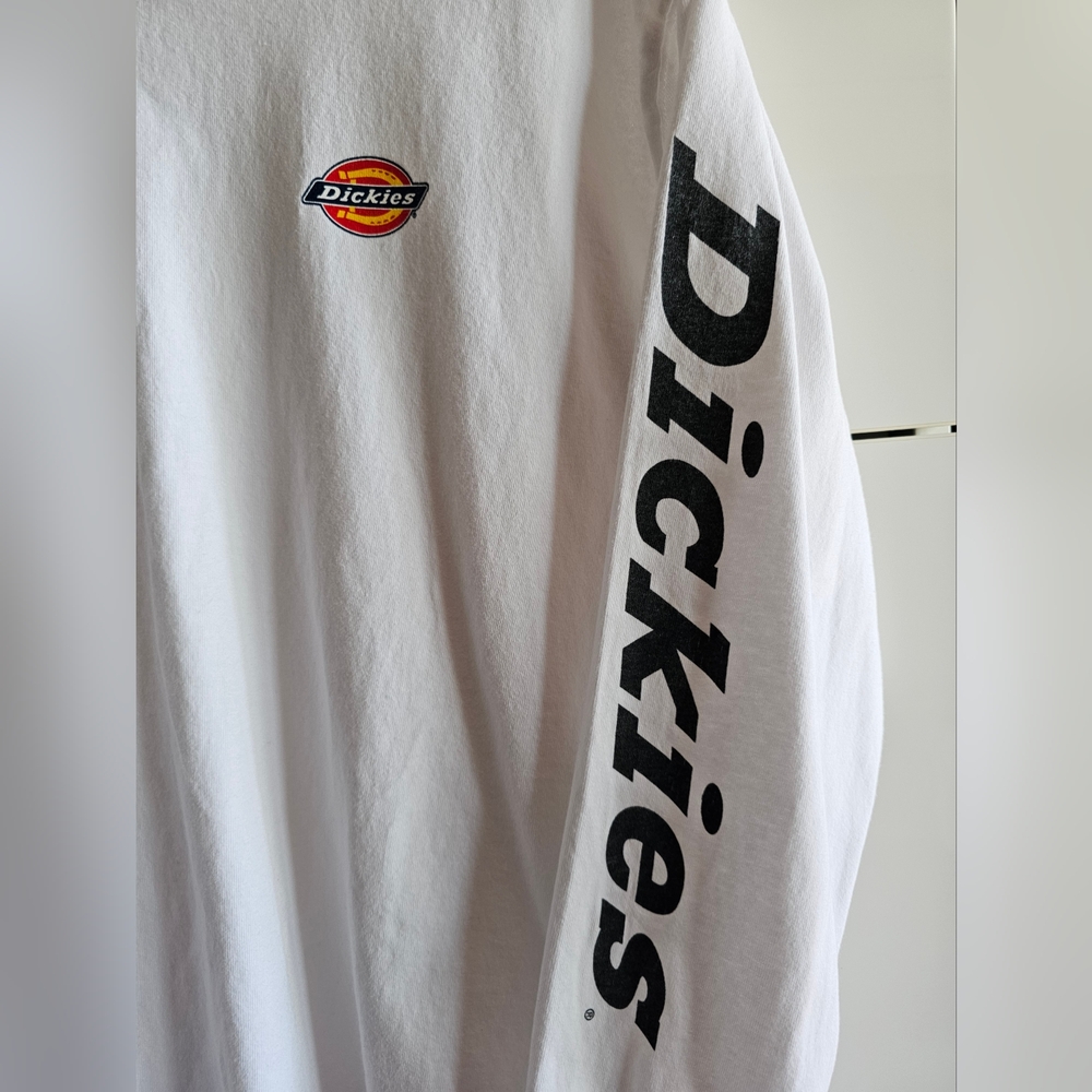Dickies Men's Long Sleeve Logo Oversized Graphic Tee - Picture 6 of 11